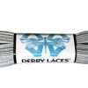 Solid Gray (244 cm) Derby Laces Waxed Skate Lace