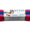 Bi Stripe (305 cm) Pride STYLE Waxed Skate Lace