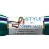 MLM Stripe – (244 cm) Pride STYLE Waxed Shoe and Skate Lace by Derby Laces