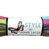Rainbow Gradient (274 cm) STYLE Waxed Skate Lace