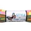 Summer Beach Block – 120 inch (305 cm) STYLE Waxed Shoe and Skate Lace by Derby Laces