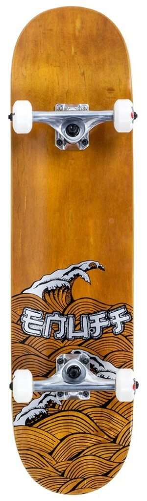 Enuff Big Wave Brown/Silver 8" x 32" Complete Skateboard