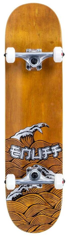 Enuff Big Wave Brown/Silver 8" x 32" Complete Skateboard