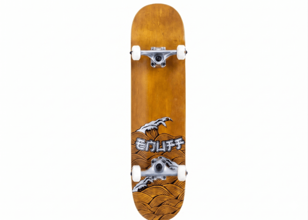 Enuff Big Wave Brown/Silver 8" x 32" Complete Skateboard