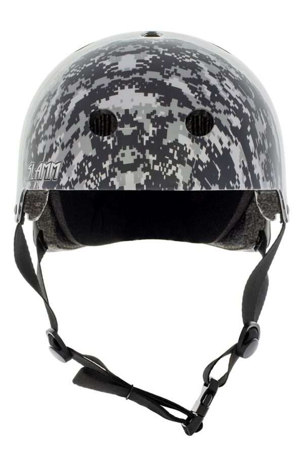 Slamm Logo Helmet Grey Camo