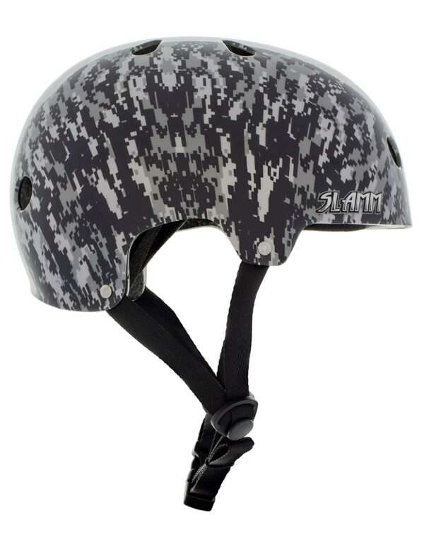 Slamm Logo Helmet Grey Camo