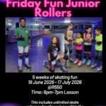Friday Fun Junior Roller Skate Club 19 June to 17 July 2026