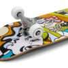 ENU4100 ENU4150 Enuff Meltworld Complete Skateboard Confused Rear Angle Detail Enuff Meltworld Confused 7.75 x 31.5