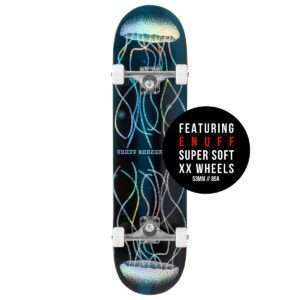 Enuff Abyss Hologram Jellyfish Complete Skateboard 8" x 32"
