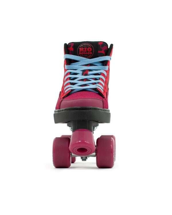 RIO410 RIO415 Rio Roller Beats Red Leopard Front Rio Roller Beats Red and Leopard