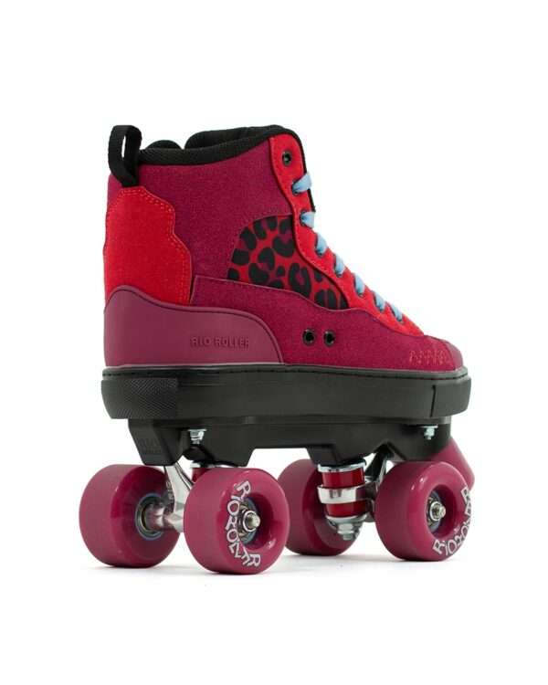 RIO410 RIO415 Rio Roller Beats Red Leopard Rear Rio Roller Beats Red and Leopard
