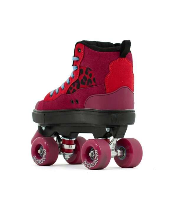 RIO410 RIO415 Rio Roller Beats Red Leopard Rear Left Rio Roller Beats Red and Leopard