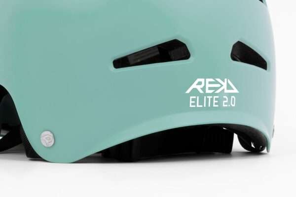 RKD159 REKD Elite 2.0 Helmet Matt Teal Detail 2 REKD Elite 2.0 Helmet Matt Teal