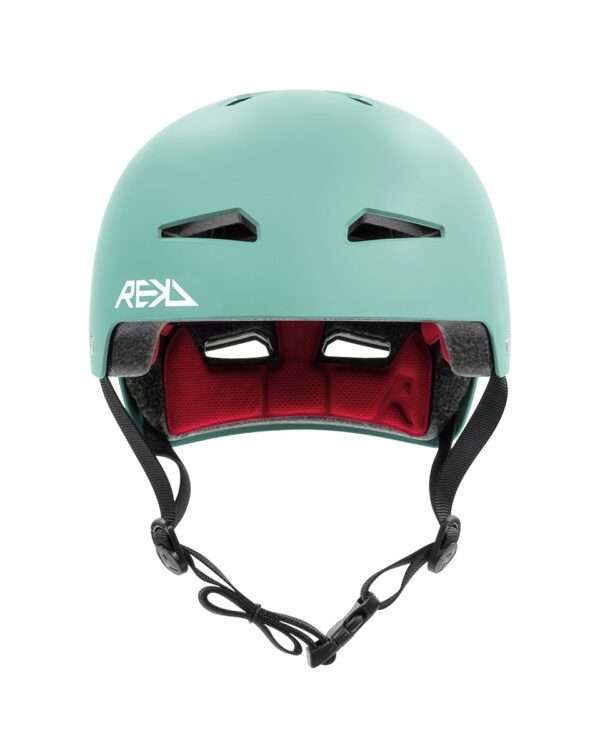 RKD159 REKD Elite 2.0 Helmet Matt Teal Front REKD Elite 2.0 Helmet Matt Teal